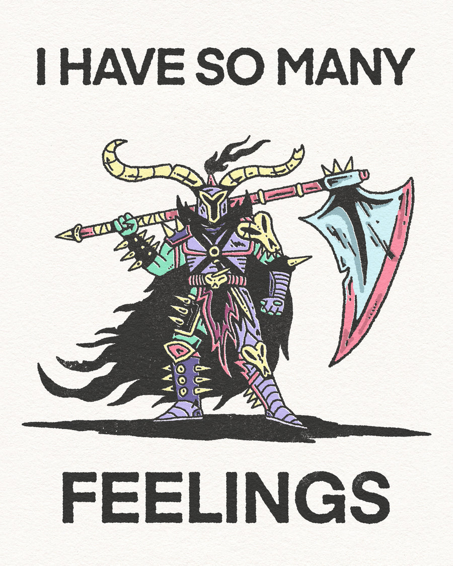 Wizard of Barge • So Many Feelings Print