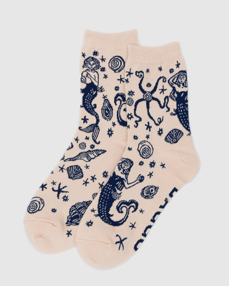BAGGU • “Mermaid” Crew Socks