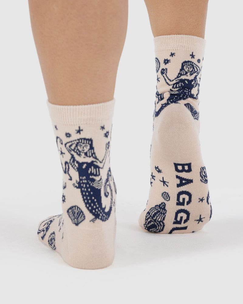 BAGGU • “Mermaid” Crew Socks