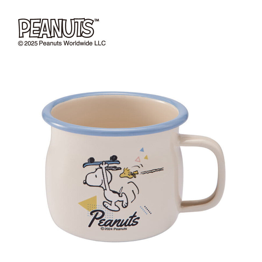 PEANUTS Enamel Mug • Snoopy Skateboard