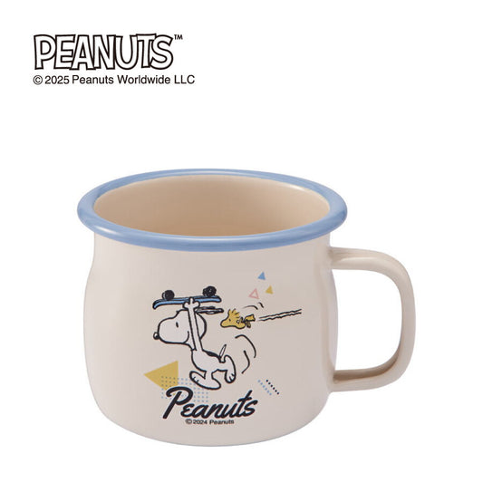 PEANUTS Enamel Mug • Snoopy Skateboard