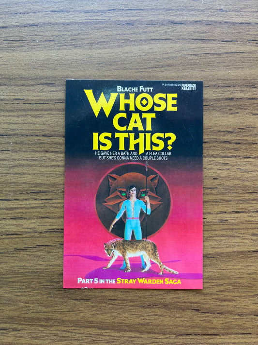 Whose Cat Is This? Postcard