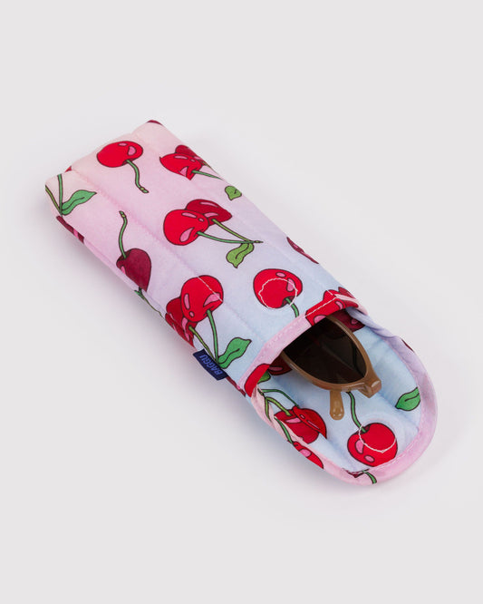 BAGGU • “Cherries” Puffy Glasses Sleeve