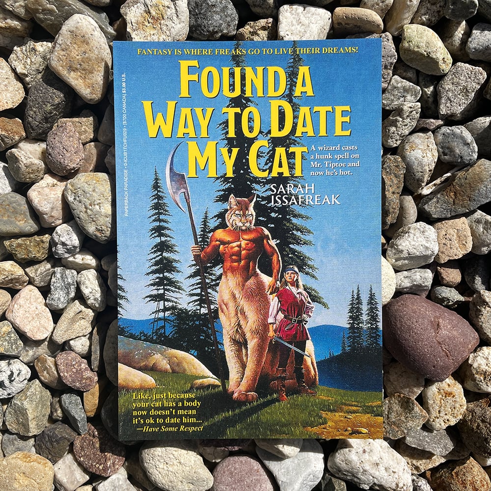 Found a Way to Date My Cat Postcard