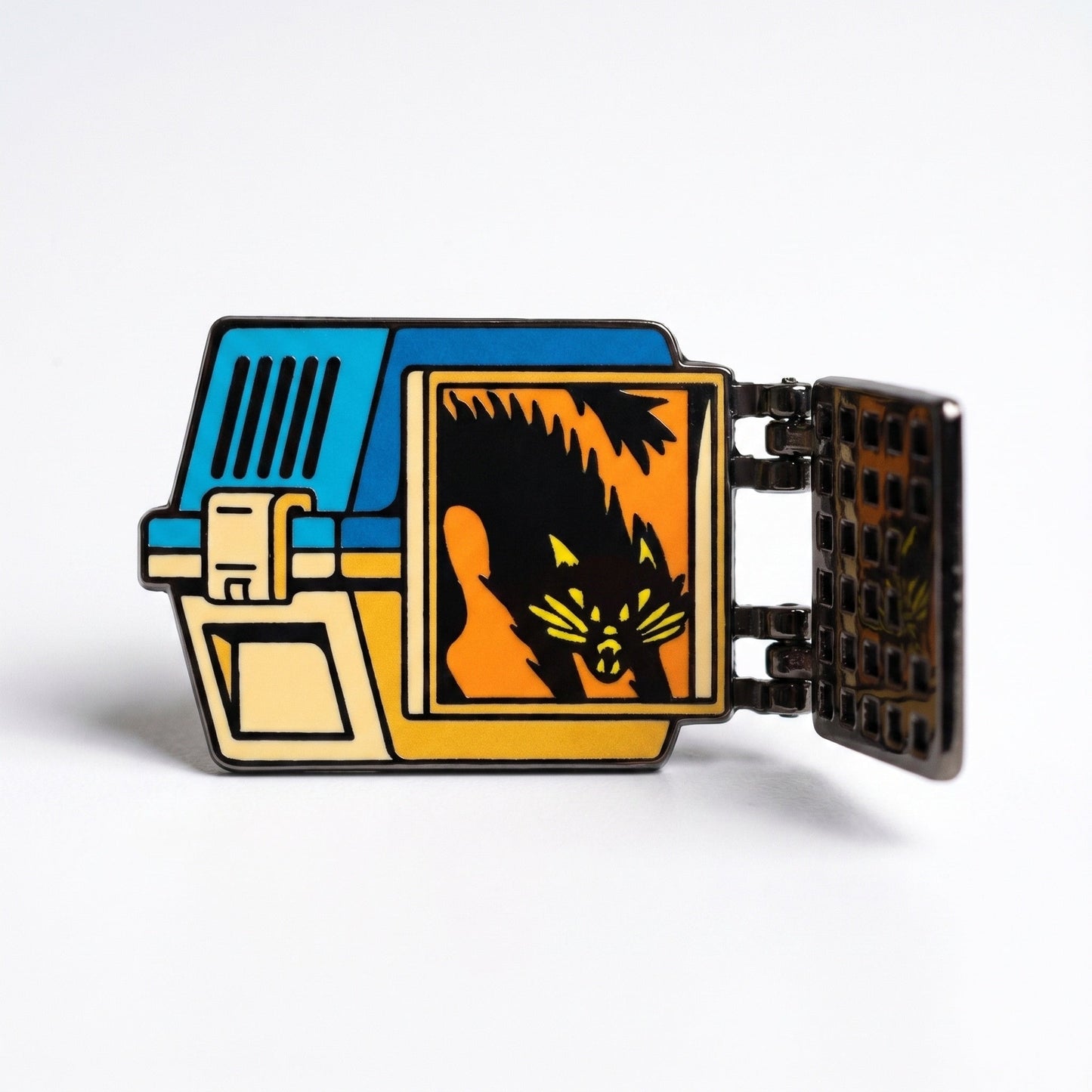 Strike Gently • Kitty Carrier Pin