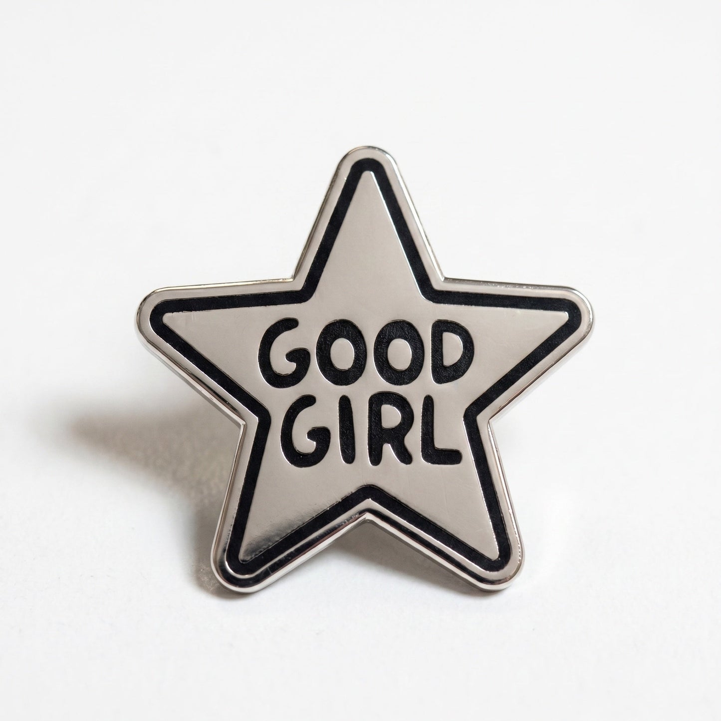 Strike Gently • Good Girl Silver Star Pin