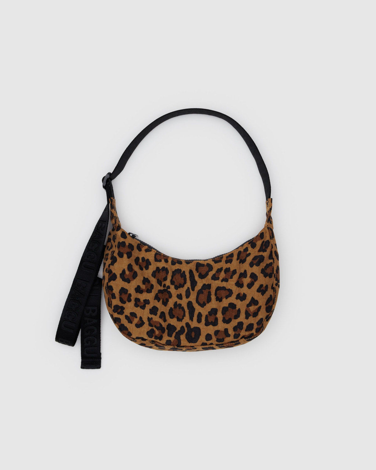 BAGGU • “Leopard” Small Crescent Bag