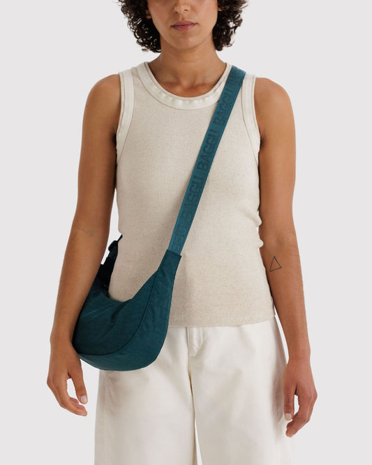 BAGGU • “Deep Sea” Small Crescent Bag