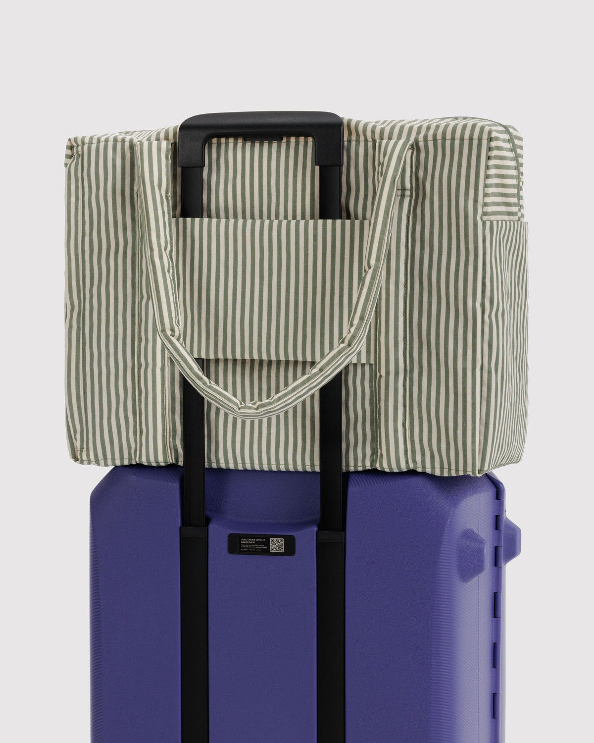 BAGGU • “Sage Stripe” Cloud Carry-On