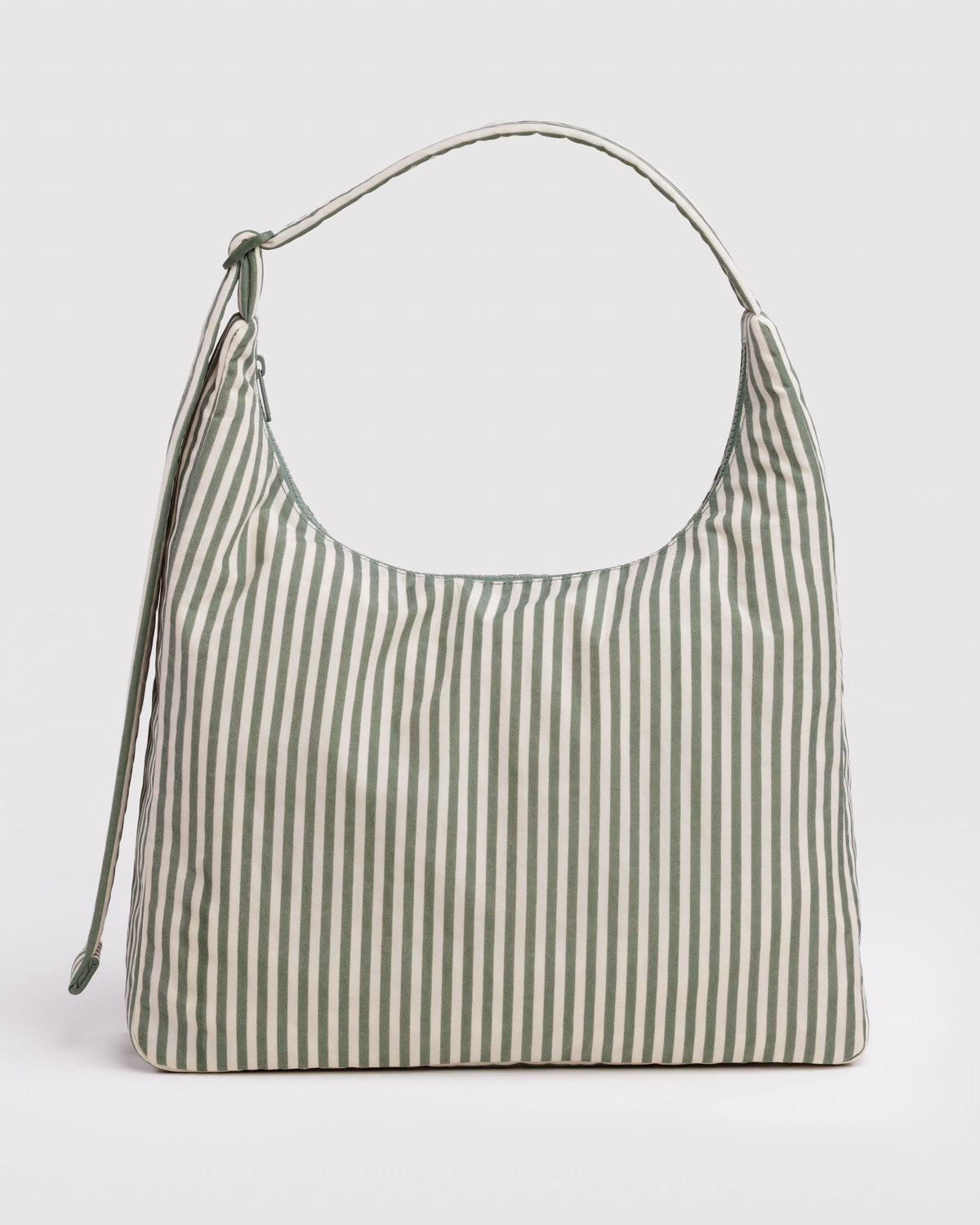 BAGGU • “Sage Stripe” Nylon Shoulder Bag