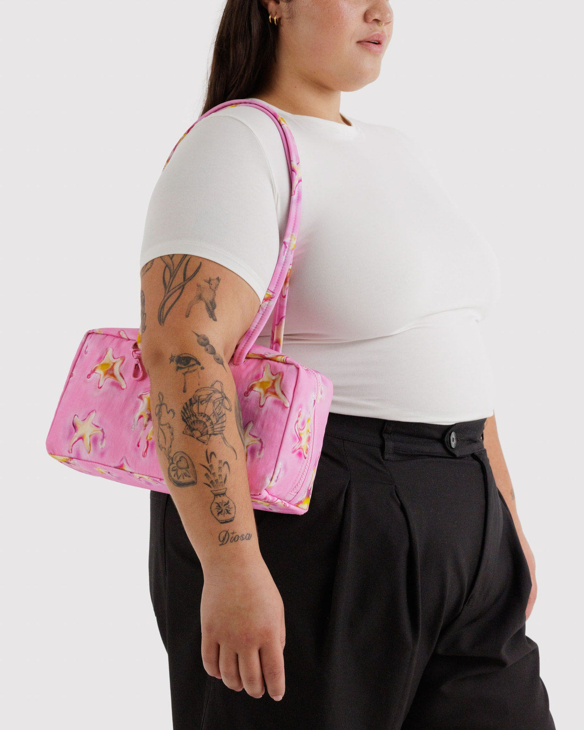 BAGGU • “Dancing Star” Nylon Bowler Bag