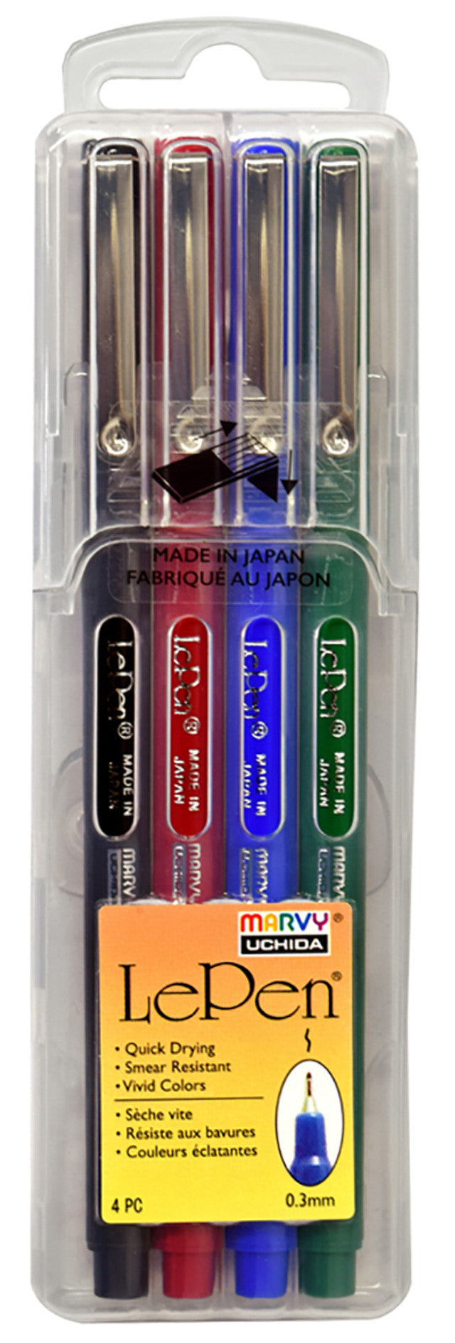 Le Pen • Set of 4 Primary Pens