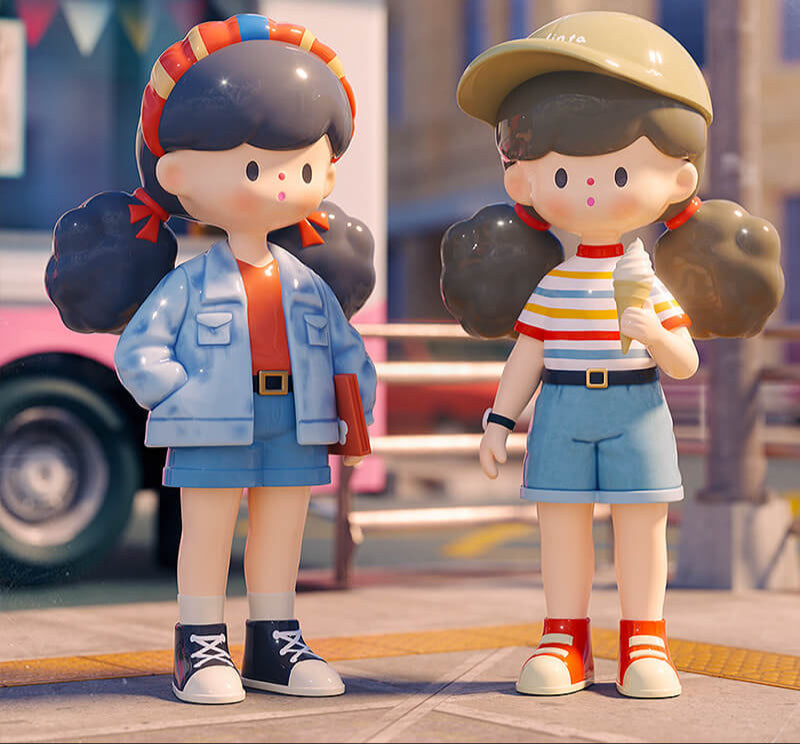 Molinta Retro Girls Series Blind Box