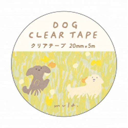 Mula • Dogs & Cats Clear Washi Tapes, Imported Japan