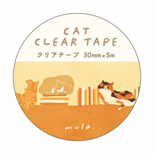 Mula • Dogs & Cats Clear Washi Tapes, Imported Japan
