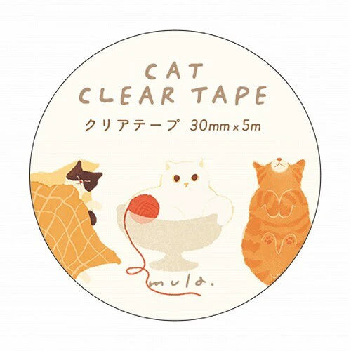 Mula • Dogs & Cats Clear Washi Tapes, Imported Japan