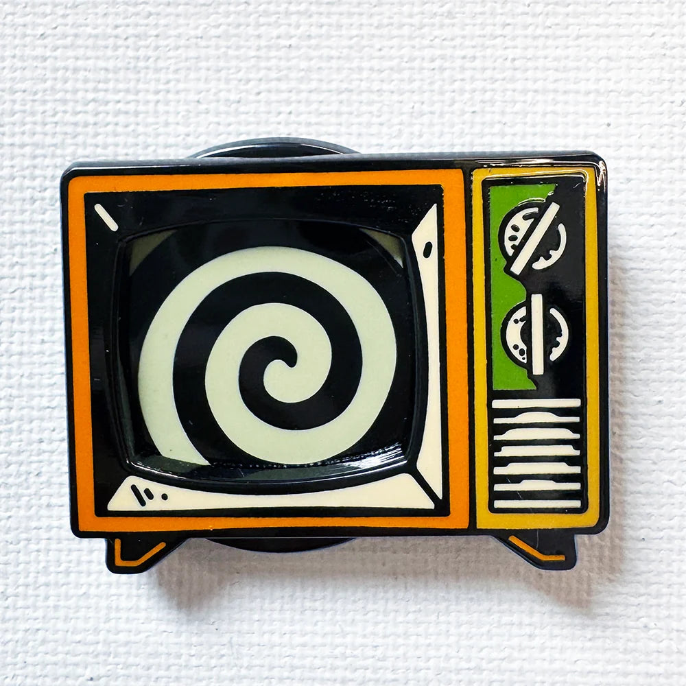 Strike Gently • Spinning Hypno TV Deluxe Pin