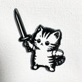 Strike Gently • Sword Kitty Pin