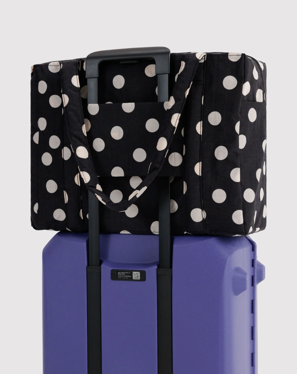 BAGGU • “Black and Cream Polka Dot” Cloud Carry-On
