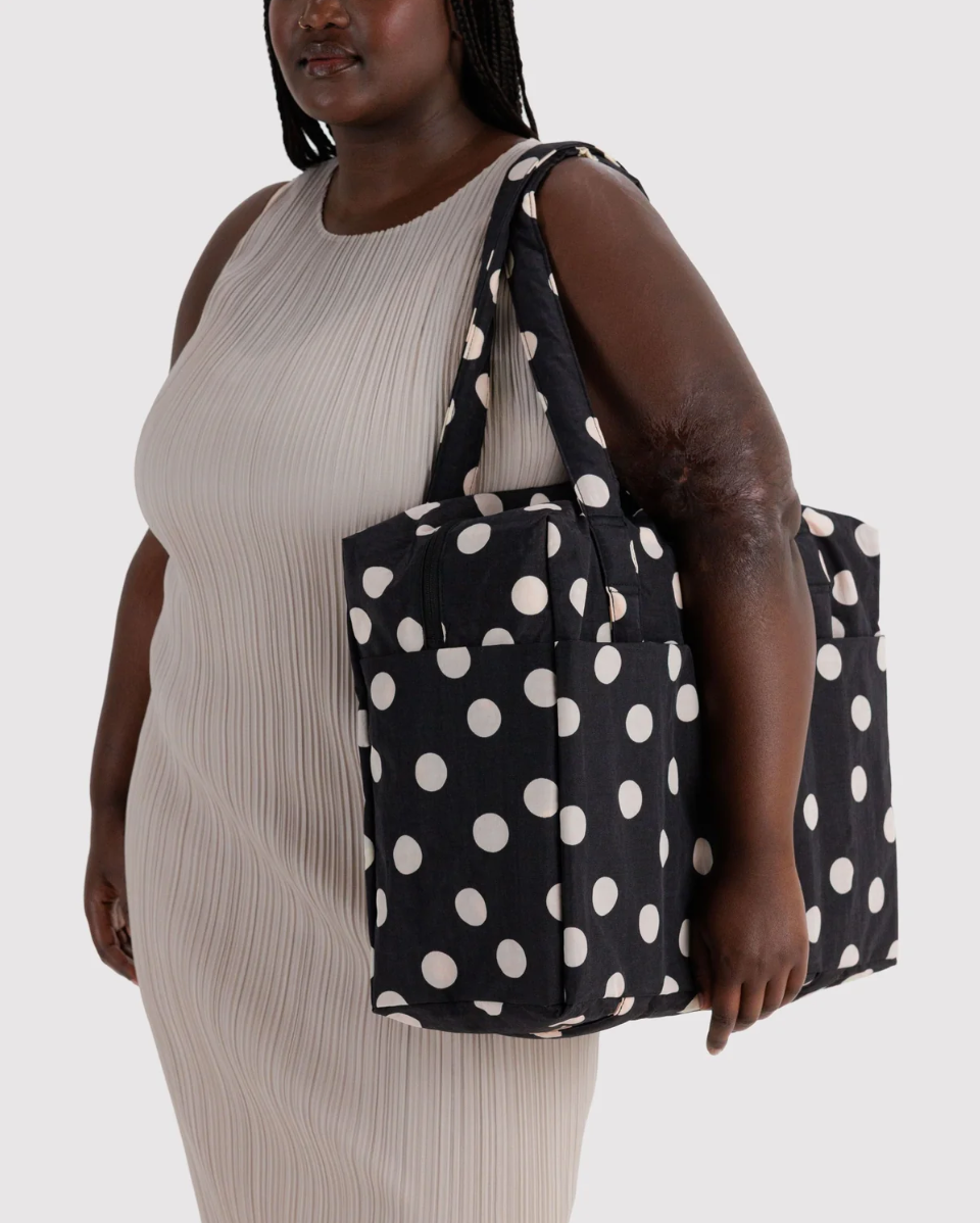 BAGGU • “Black and Cream Polka Dot” Cloud Carry-On