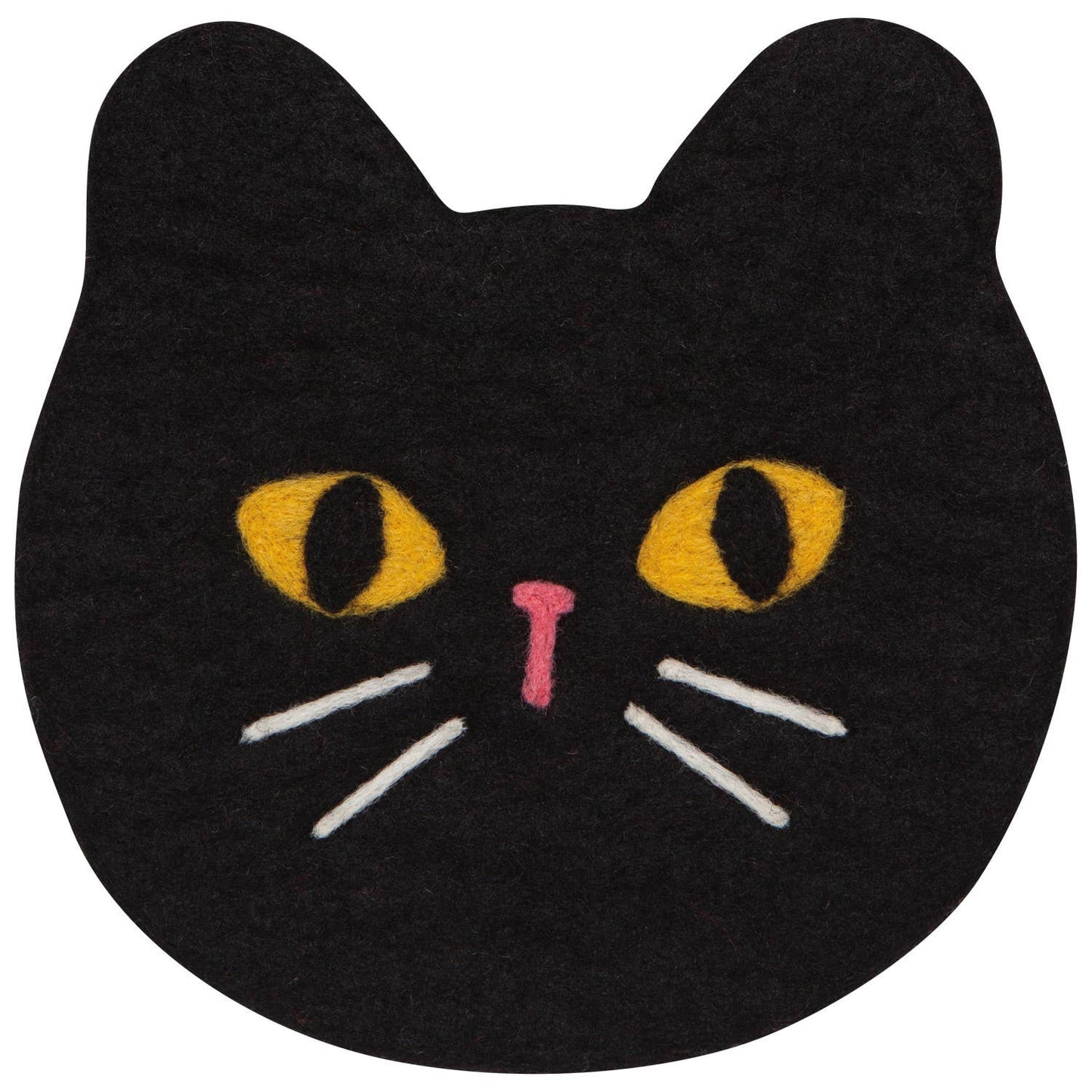 Danica • Black Cat Felt Wool Trivet