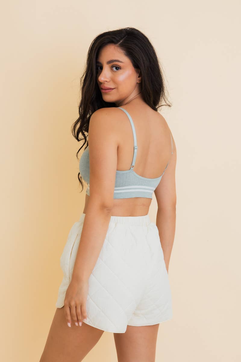 SALE • Sporty Vintage Ribbed Ultra Comfy Bralette