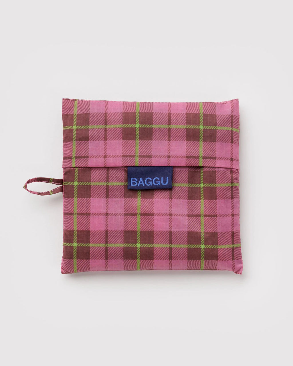 SALE • BAGGU • “Azalea Pink Tartan” Big Baggu