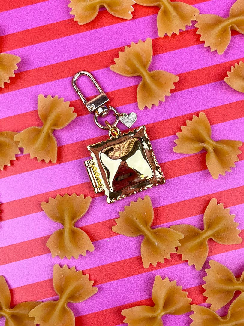 A Shop Of Things • Ravioli Locket Keychain