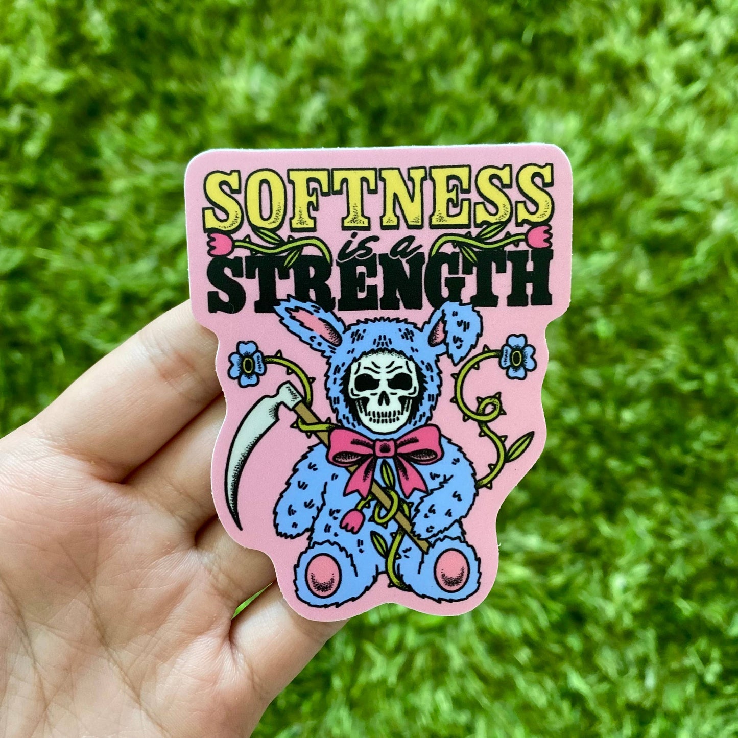 Ren-O-Graphics • Softness is a Strength Sticker