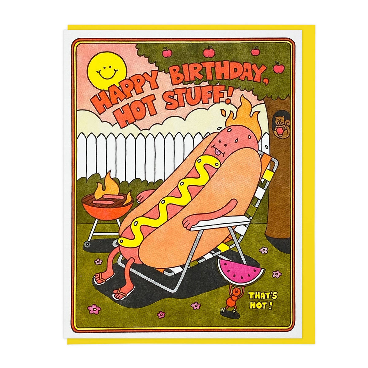 Lucky Horse Press • Hot Stuff Birthday Card
