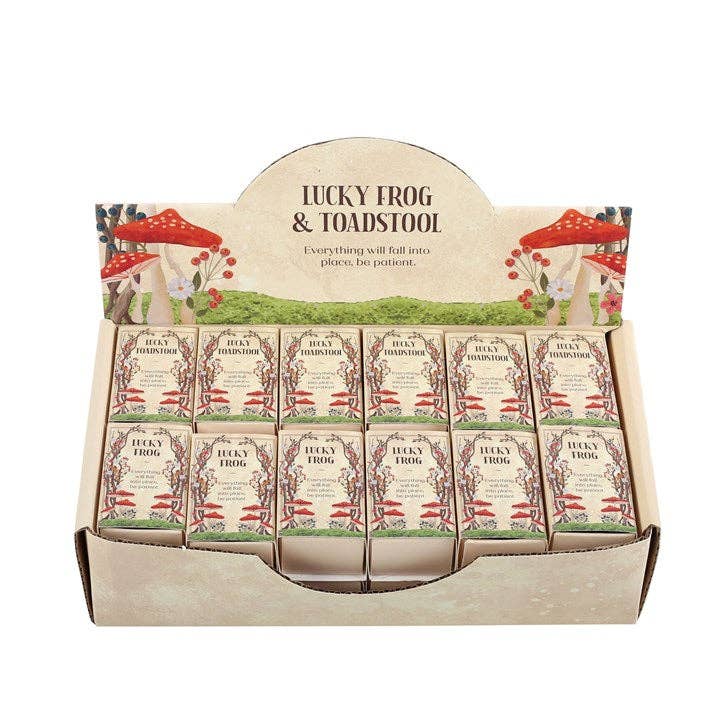 Something Different • Lucky Glass, Frog and Toadstools