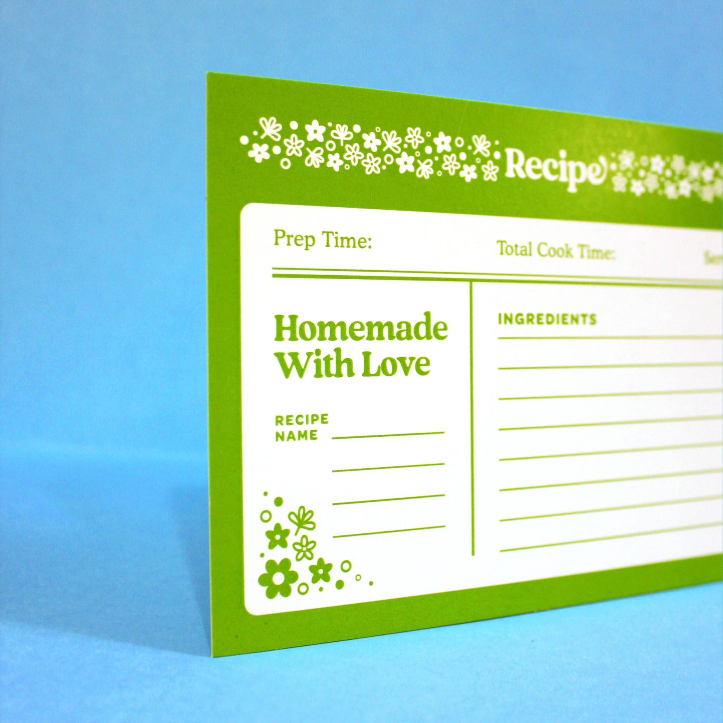 Spring Blossom Pyrex • Recipe Cards (6x4, Set of 5)