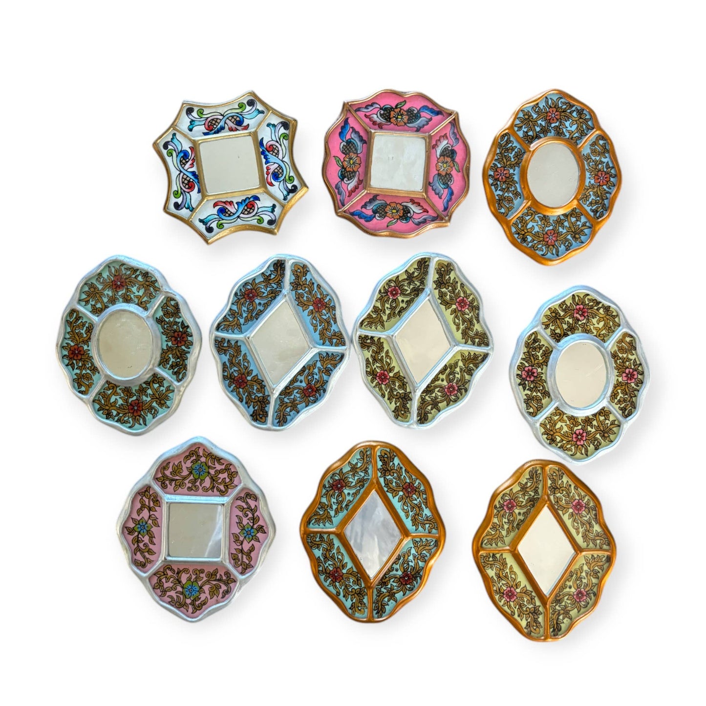 Handmade Peruvian 3” Wall Mirrors