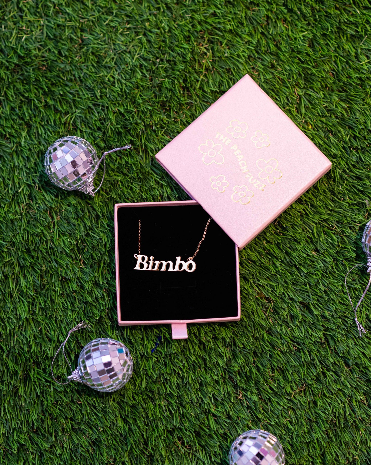 “Bimbo” Nameplate Necklace