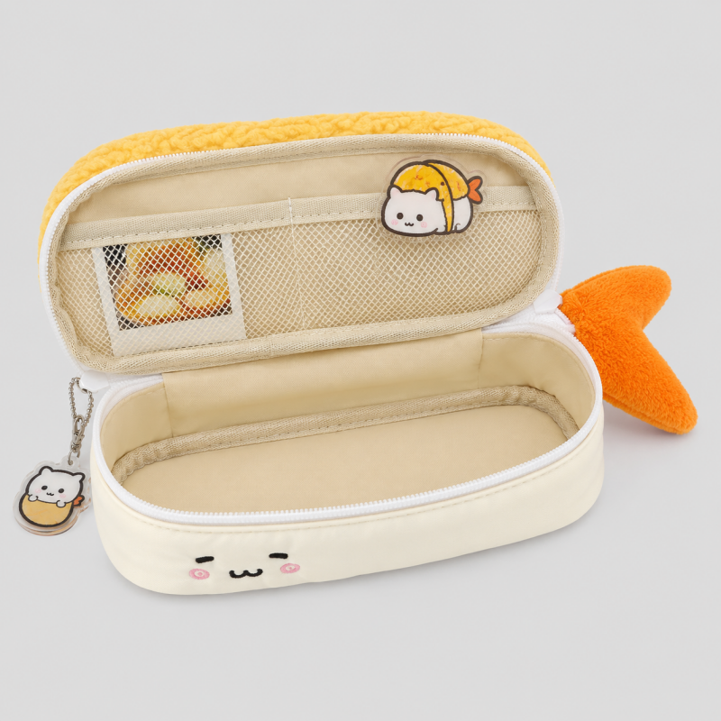 Tempura Shrimp Plush Pencil Case