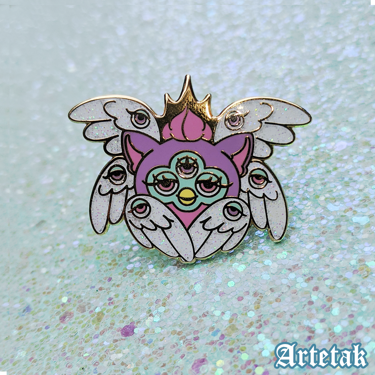 Artetak • Seraphurby Enamel Pin