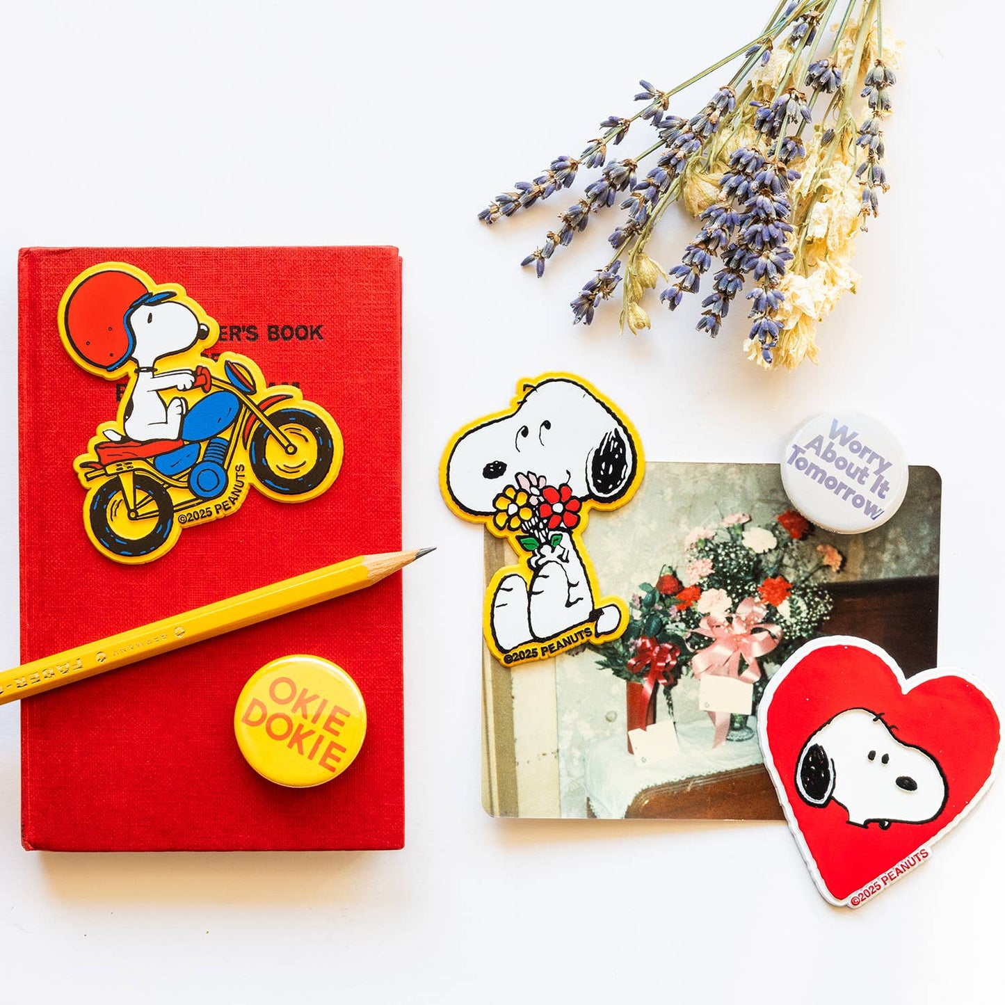 3P4 x Peanuts® • Snoopy Easy Rider Classic Fridge Magnet