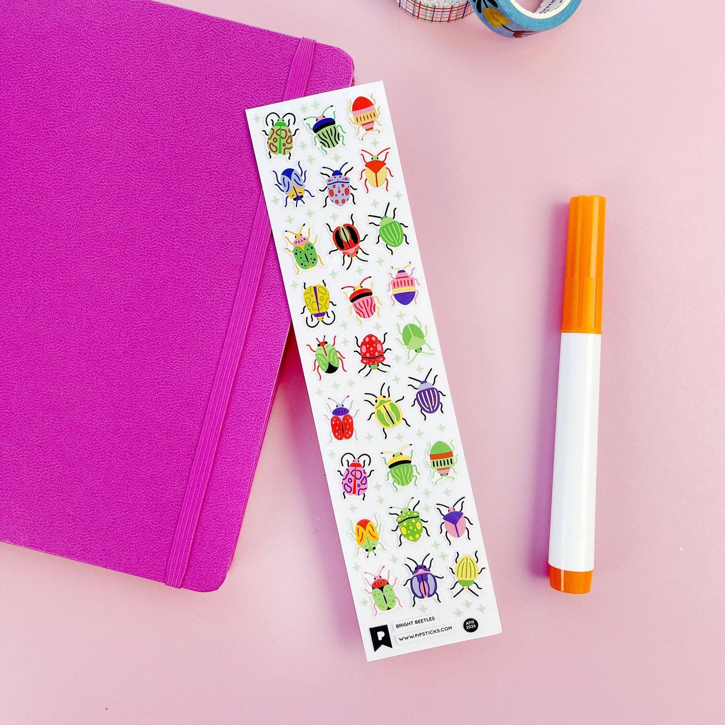 Bright Beetles, Sticker Sheet