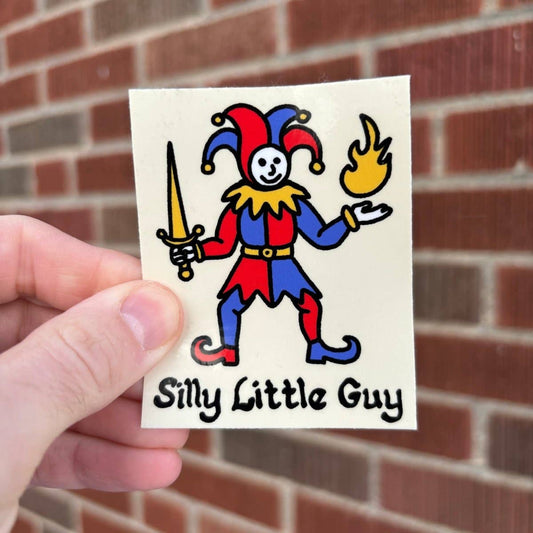 “Silly Little Guy” Jester • Vinyl Sticker