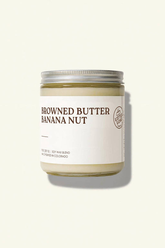 Browned Butter Banana Nut Bread Scented Candle