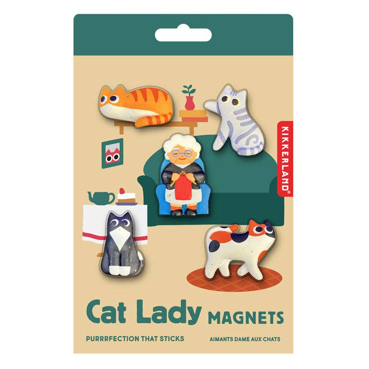 Cat Lady Fridge Magnets