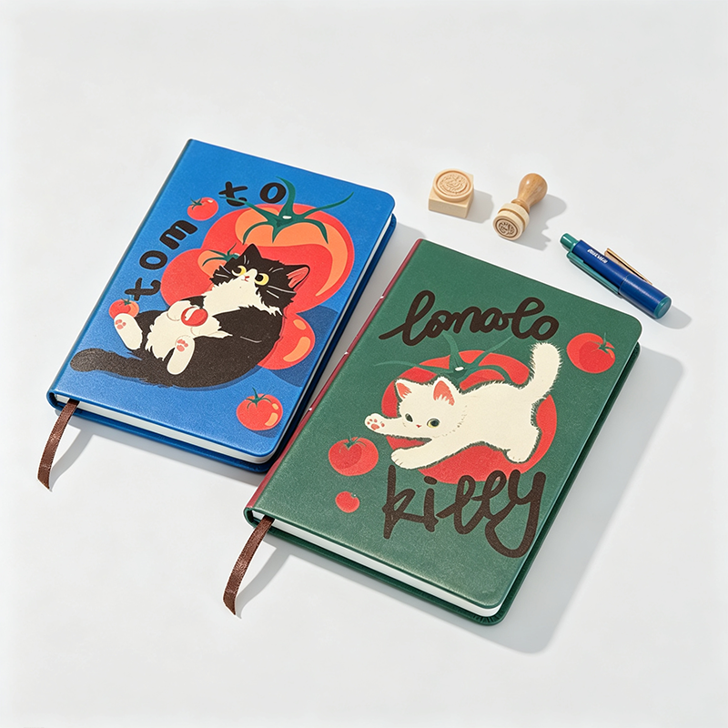 Tomato Cat Hardcover Notebooks
