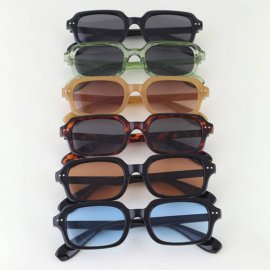 Modern Double Bolted Box Sunglasses
