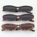 Two Toned Leopard Print Sunglasses