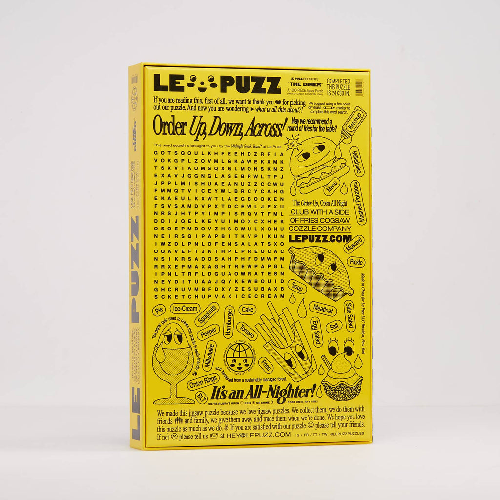 Le Puzz • The Diner, 1000 Piece Puzzle