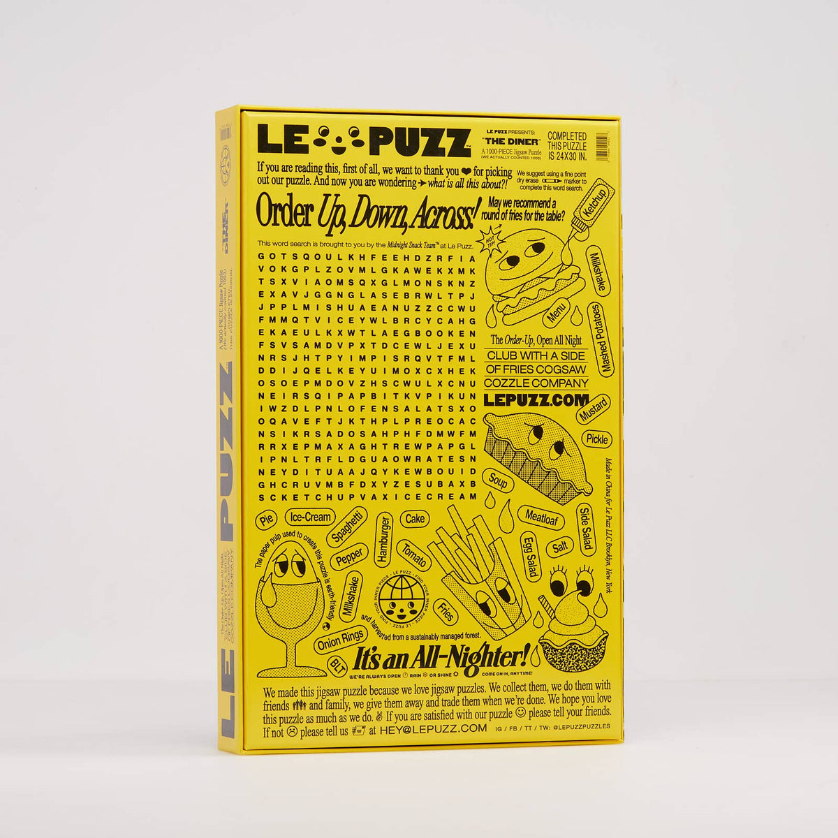Le Puzz • The Diner, 1000 Piece Puzzle
