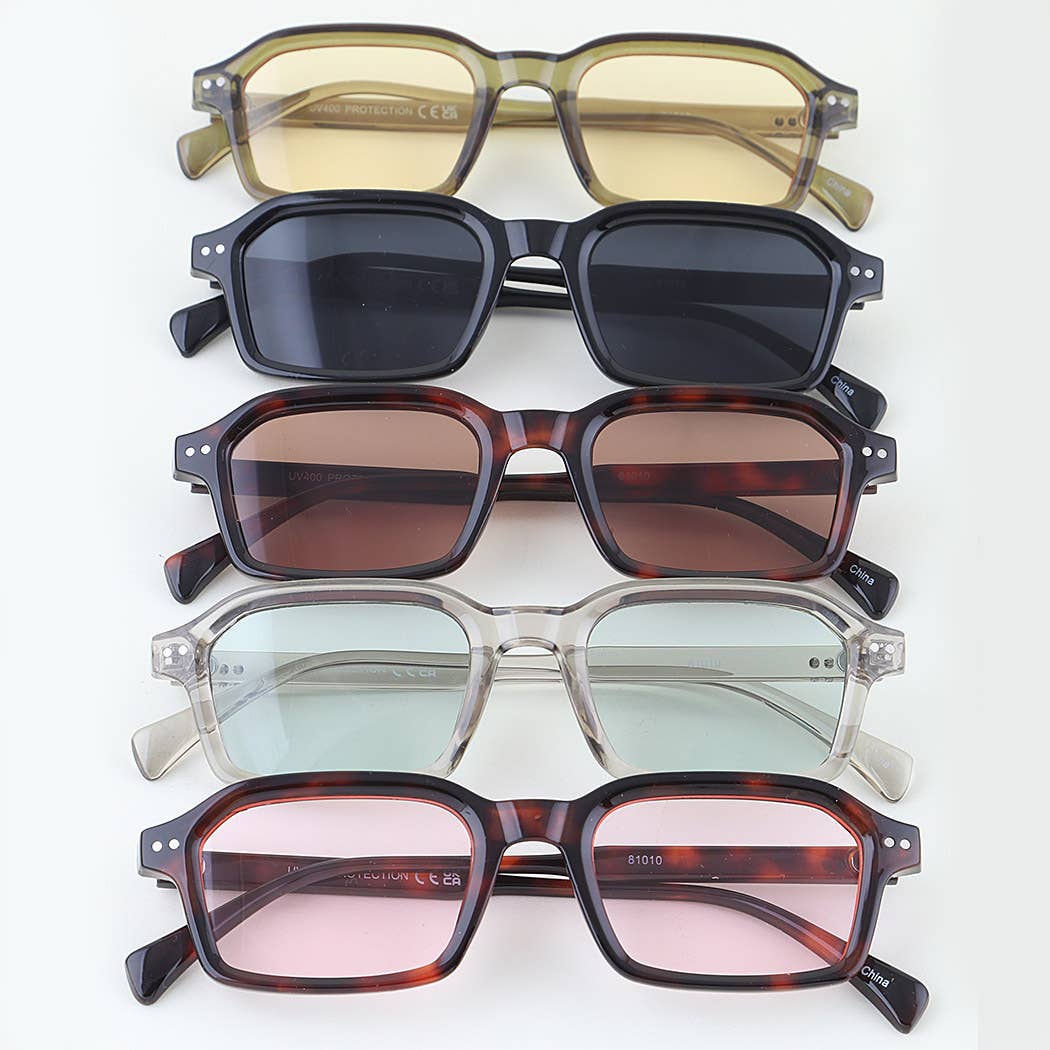 Double Bolted Box Sunglasses