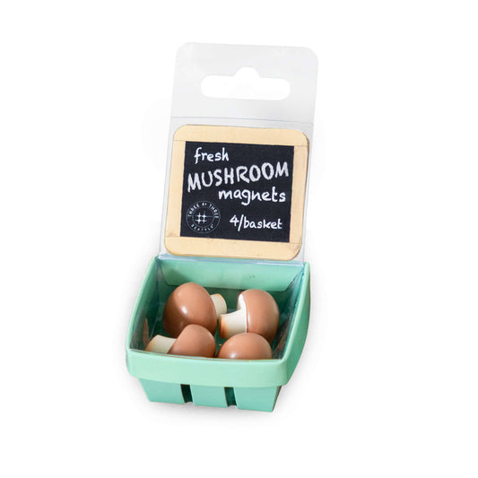 Mushroom Market Magnet, Set of 4