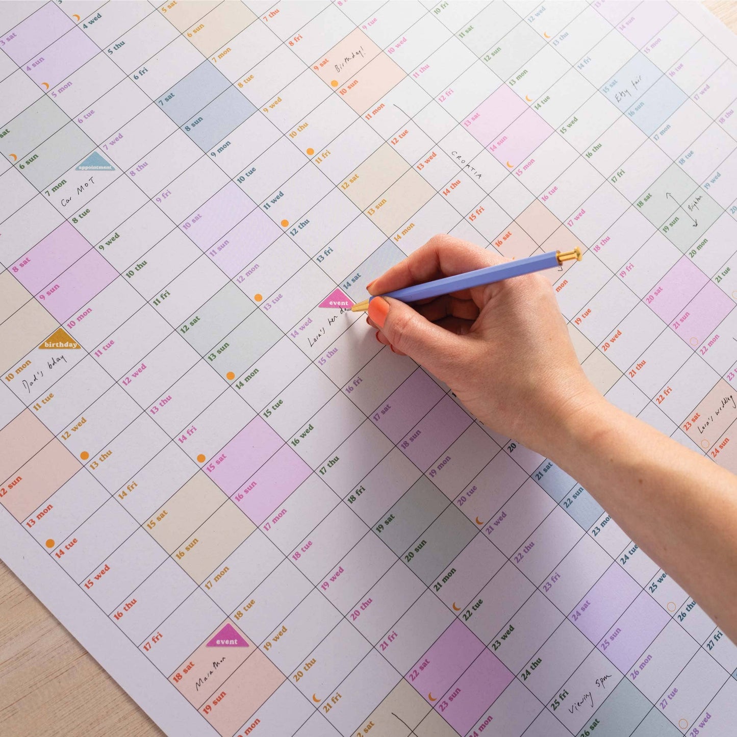 Good Tuesday • 2025-2026 Academic Year Wall Planner