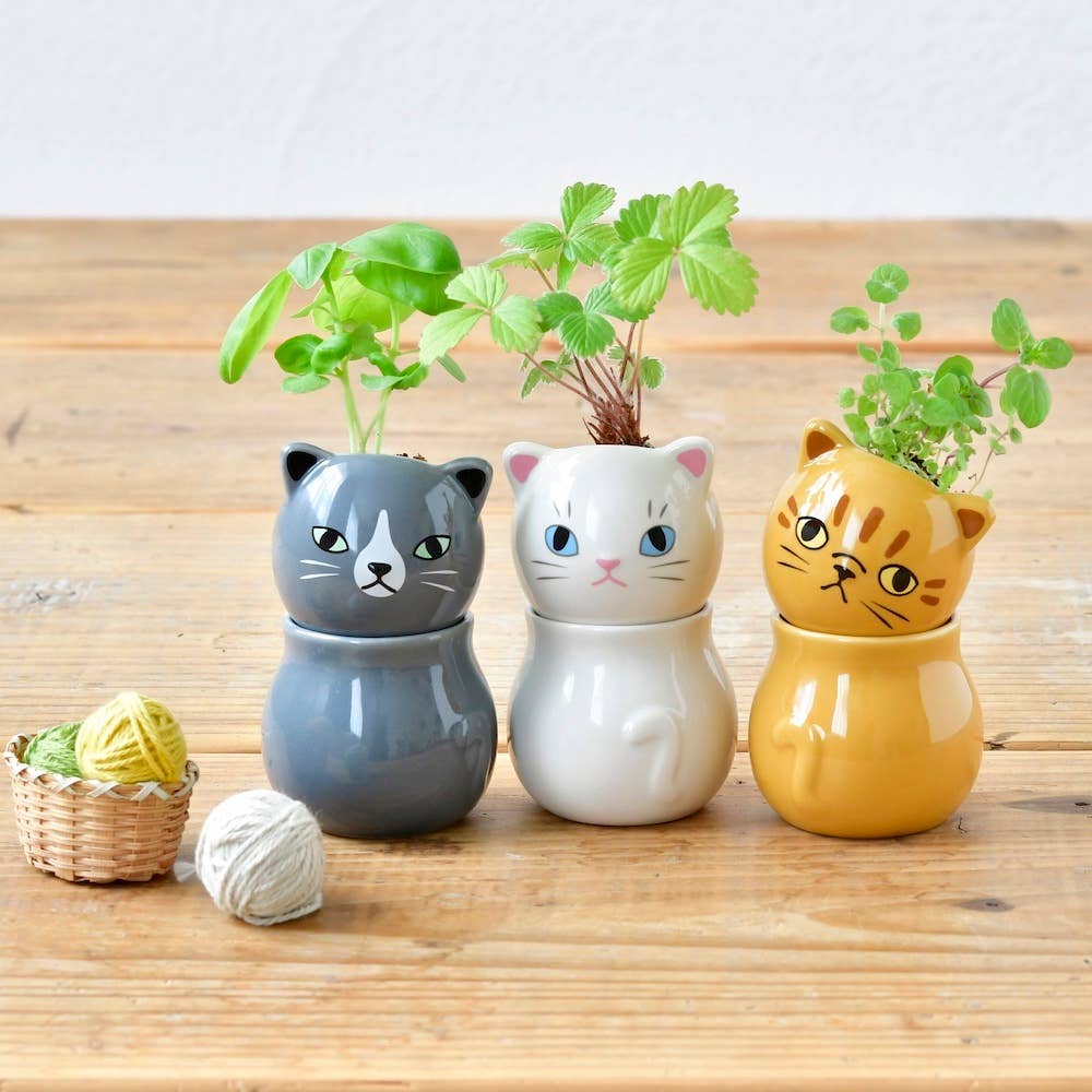 Corocoro Cats • Rolling Head Cat Planter